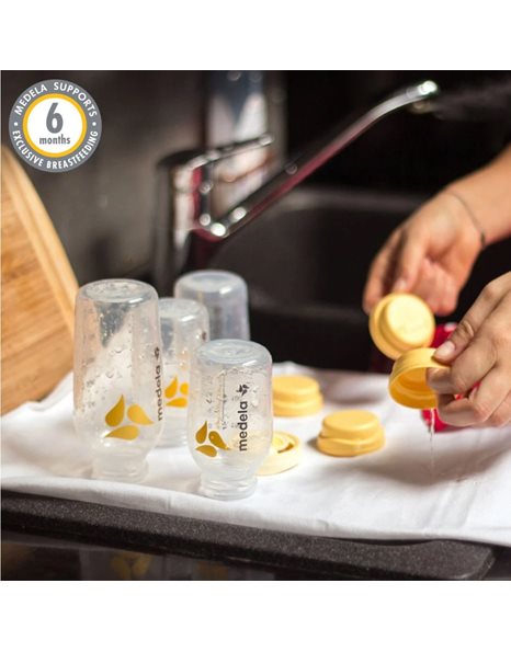 Medela Πλενόμενα Δοχεία Αποθήκευσης Μητρικού Γάλακτος Breast Milk Bottles 2x250ml