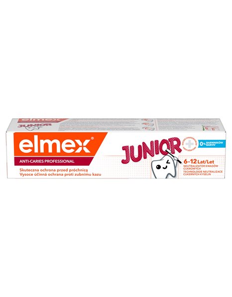 Elmex Junior 6-12 Ετών Οδοντόκρεμα 1400 ppm 75ml