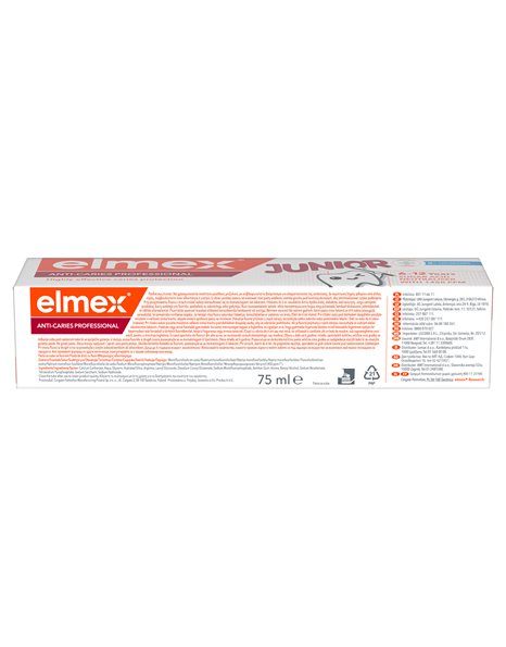 Elmex Junior 6-12 Ετών Οδοντόκρεμα 1400 ppm 75ml