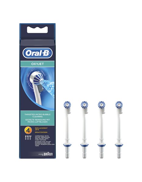 ORAL-B Nozzle Set OxyJet Ανταλλακτικές Κεφαλές 4 Τεμάχια
