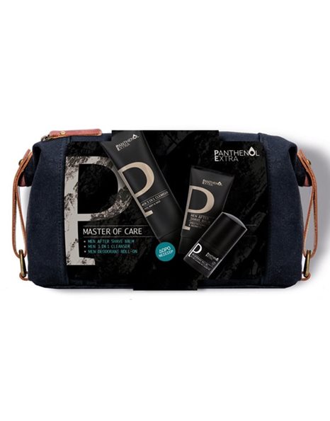 Panthenol Extra Promo Men After Shave Balm 75ml & Men 3in1 Cleanser 200ml & Deodorant Roll-On 50ml