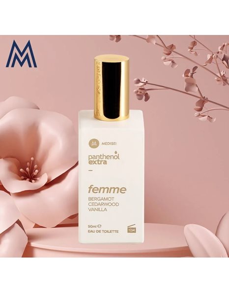 Panthenol Extra Femme Eau de Toilette Bergamot Cedarwood Vanilla Γυναικείο Άρωμα 50ml
