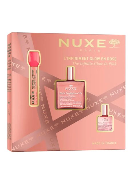 Nuxe Promo Huile Prodigieuse Or Florale 50ml, Plumping Lip Serum 8ml & Huile Prodigieuse Florale10ml