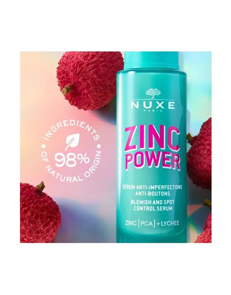 Nuxe Zinc Power Blemish and Spot Control Serum Ορός κατά των Ατελειών 30 ml