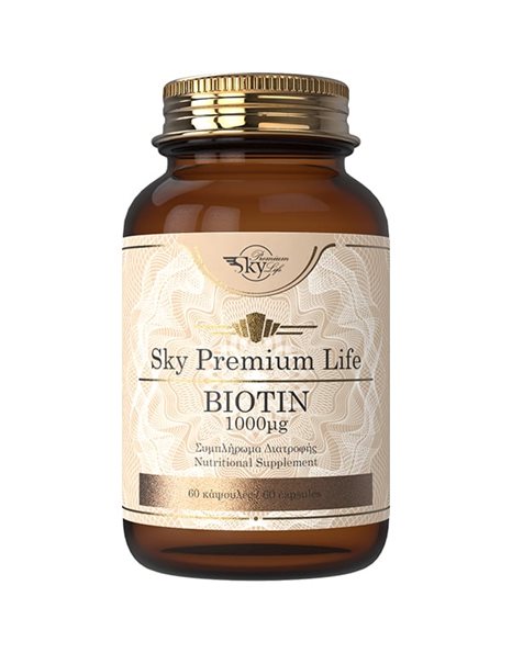 Sky Premium Life Biotin 1000mg 60 κάψουλες