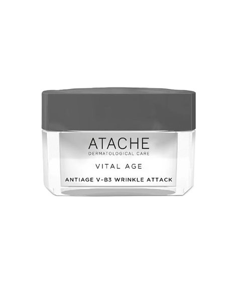 Atache Vital Age Antiage V-B3 Wrinkle Attack, Κρέμα Αναζωογόνησης με Ρετινόλη και Νιασιναμίδη ,50ml