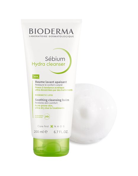 Bioderma Sebium Hydra Cleanser Βάλσαμο Καθαρισμού για Ακνεϊκές Επιδερμίδες 200ml