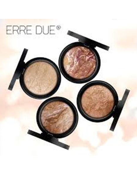 Erre Due Sparkling Powder Face & Body 409 Bursting Lava Πούδρα Λάμψης Για Πρόσωπο Και Σώμα 8gr