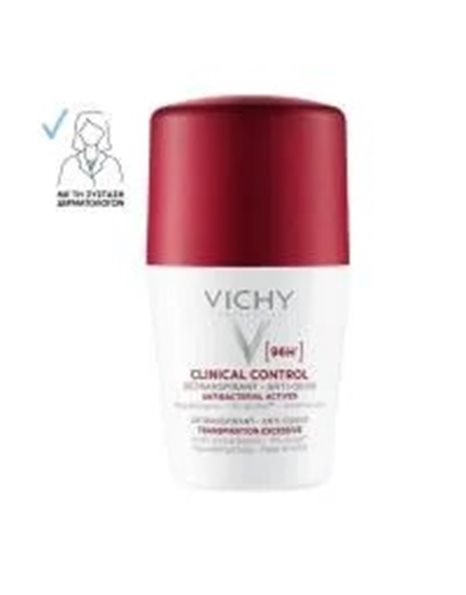 Vichy Clinical Control 96h Roll-On 50ml - Αποσμητικό Για Ευαίσθητες Επιδερμίδες