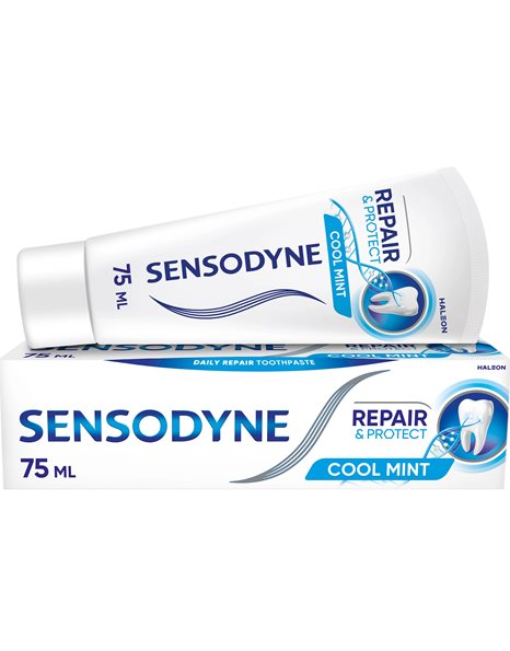 Sensodyne Repair & Protect Toothpaste Cool Mint-Οδοντόκρεμα για Αναδόμηση & Προστασία,50ml 
