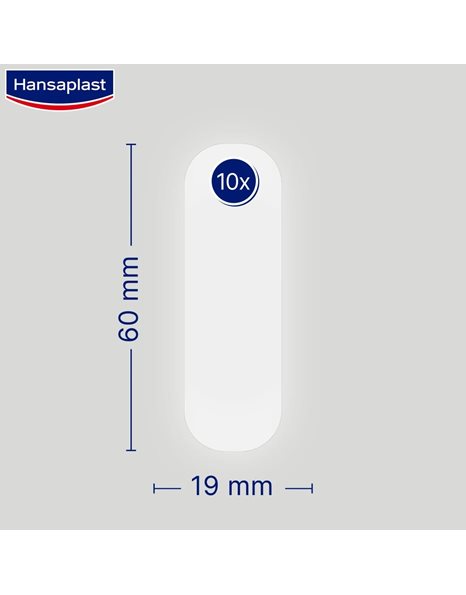 Ηansaplast Second Skin Protection Αδιάβροχα Αυτοκόλλητα Επιθέματα 10τμχ