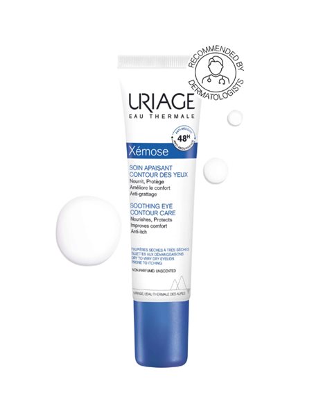 Uriage Xemose Soothing Eye Contour Care - Κρέμα για το Ξηρό Περίγραμμα των Ματιών ,15ml