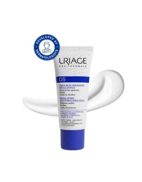 Uriage D.S. Emulsion, Κρέμα Προσώπου & Σώματος για Σμηγματόρροια Τριχωτού από 0 μηνών, 40ml