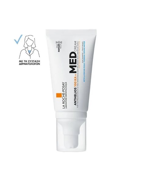 La Roche Posay Anthelios 100 Ka+ Med Cream Αντηλιακή Κρέμα Προσώπου, 50ml