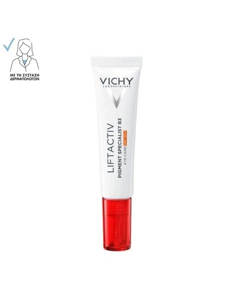 Vichy Liftactiv Pigment B3 Κρέμα Ματιών με SPF50 κατά των Μαύρων Κύκλων με 15ml