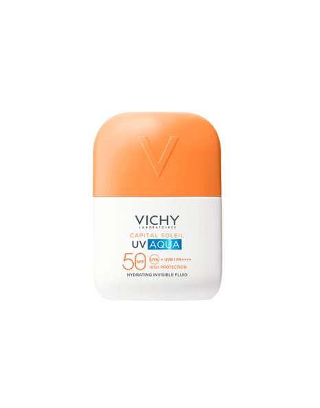 Vichy Capital Soleil UV Aqua Invisible Fluid SPF50+ - Λεπτόρρευστο Αντηλιακό Προσώπου, 50ml