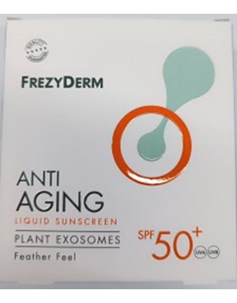 Frezyderm Anti-Aging Liquid Sunscreen Plant Exosomes SPF50+ – Αντηλιακό Προσώπου Υγρής Υφής, 50ml