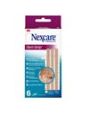 3M Nexcare Ster-Strip Αυτοκόλλητες Ταινίες για Συρραφή Μικρών Τραυμάτων σε Σκούρο Χρώμα 6 Τεμάχια