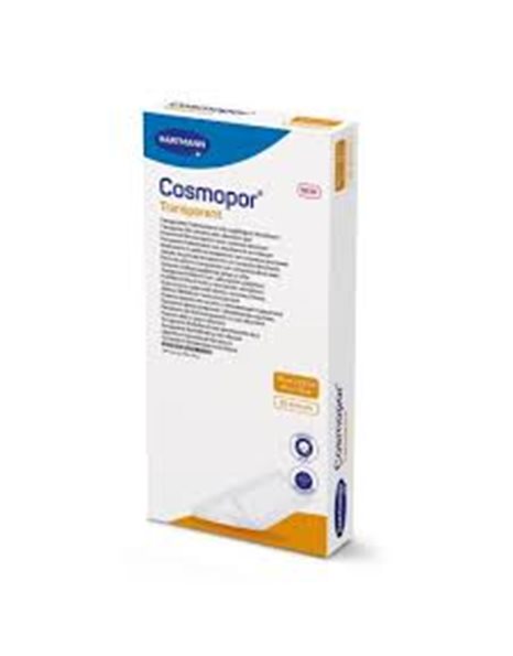 Cosmopor Transparent Διαφανές Επίθεμα Μεμβράνης με Γάζα 10x25cm, 1τμχ