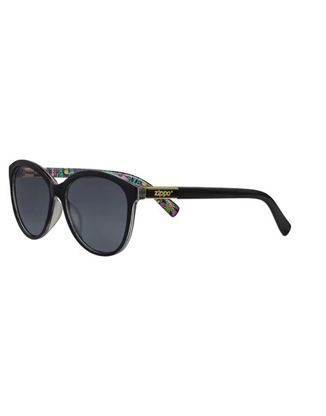 Zippo Γυαλιά Ηλίου Sunglasses Χρώμα:Μαύρο-Λουλούδια (#OB228-3), 1τεμ