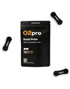  O2pro Nasal Strips Ρινικές Ταινίες,30 τμχ Μαύρο Χρώμα