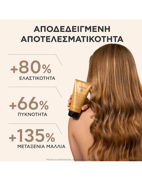 Apivita Royal Jelly Elixir Hair&Scalp Replumping Conditioning Mask Μαλακτική Μάσκα Αναδόμησης 150ml 