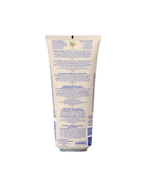 Mustela Detangling Nourishing Care Παιδική Κρέμα Μαλλιών για Μακριά,Κυματιστά ή Σγουρά Μαλλιά, 200ml
