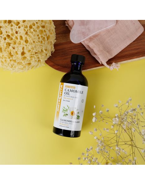 Macrovita Χαμομηλέλαιο σε φυσικά λάδια για Πρόσωπο & Σώμα Camomile Oil, 100gr