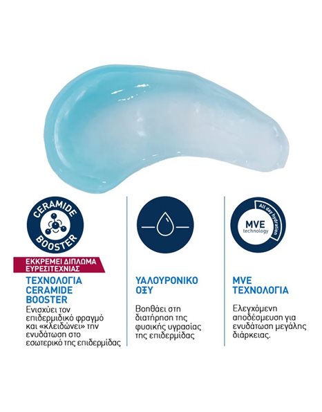 CeraVe Cerave Hydrating Hyaluronic Acid Water Gel-Ενυδατικό Τζελ Προσώπου με Υαλουρονικό Οξύ, 48ml