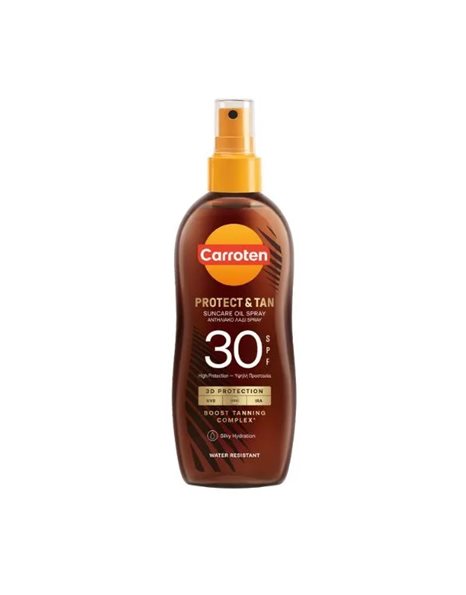 Carroten Protect & Tan Suncare Oil Spray Αντηλιακό Λάδι Μαυρίσματος SPF30 150 ml