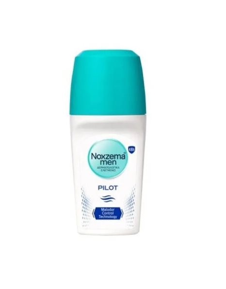 Noxzema Men Deo Roll On Pilot Ανδρικό Αποσμητικό 48h 50 ml 1+1 Δώρο