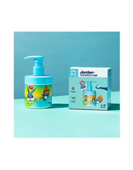 Jordan Toothpaste Pump Kids Παιδική Οδοντόκρεμα με Αντλία για Ηλικίες 0-5 ετών 150 ml