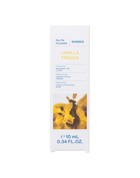 Korres Vanilla Freesia Eau de Toilette Γυναικείο Άρωμα, 10ml