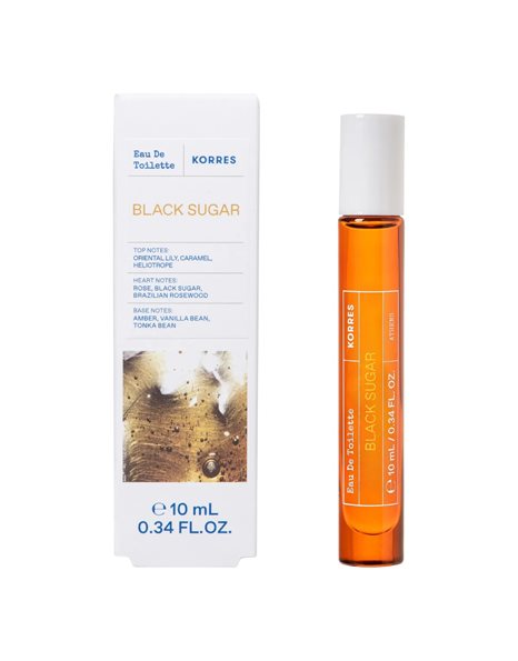 Korres Korres Black Sugar Eau De Toilette-Άρωμα με Νότες Μαύρης Ζάχαρης & Καραμέλας, 10ml