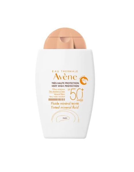 Avene Fluide Mineral Teintee Αντιηλιακό Προσώπου Με Χρώμα Για Το Ευαίσθητο Δέρμα SPF50+ 40 ml
