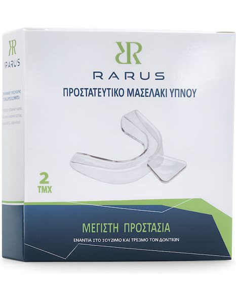 Rarus Μασελάκι Ύπνου Προστατευτικό για το Τρίξιμο Δοντιών - Βρουξισμό 2τμχ