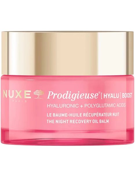 Nuxe Prodigieuse Hyalu Boost The Night Recovery Oil Balm, Βάλσαμο Λάδι Νυχτερινής Ανάκτησης 50ml