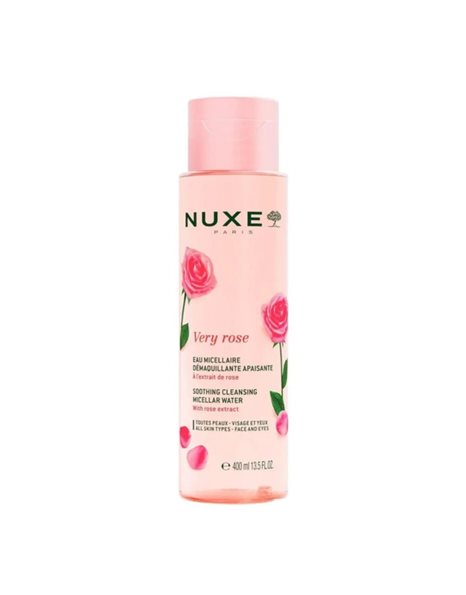 Nuxe Very Rose Soothing Cleansing Micellar Water (400ml) - Μικυλλιακό Νερό Με Εκχύλισμα Τριαντάφυλλο