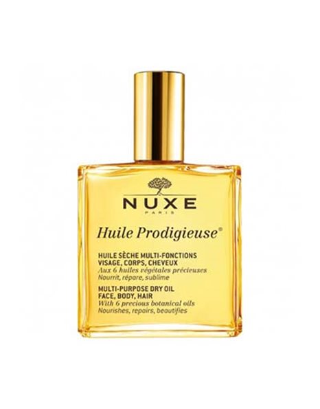 Nuxe Huile Prodigieuse Dry Oil Ξηρό Λάδι Πολλαπλών Χρήσεων για Πρόσωπο, Μαλλιά και Σώμα 100ml