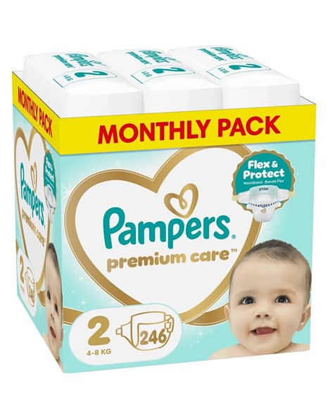 PAMPERS PREMIUM CARE ΜΕΓ 2 1X246 MSB
