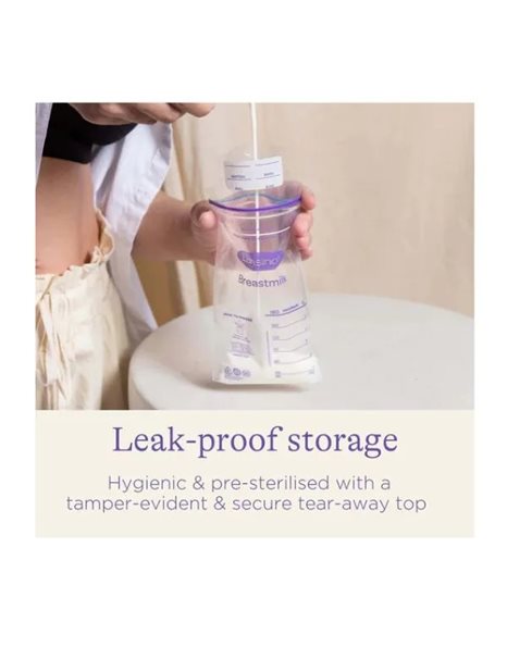 Lansinoh Breastmilk Storage Bags Σακουλάκια Αποθήκευσης Μητρικού Γάλακτος 25 τμχ