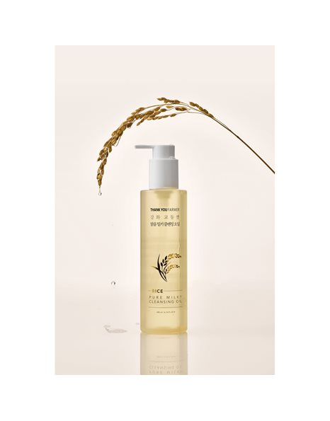Thank You Farmer Rice Pure Milky Cleansing Oil Ενυδατικό Καθαριστικό Έλαιο Προσώπου 200ml