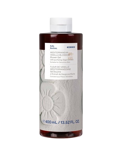 Korres Mediterranean Vanilla Blossom Αφρόλουτρο με Άνθη Βανίλιας, 400ml