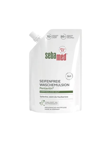 Sebamed Ανταλλακτικό Υγρό Καθαριστικό Προσώπου & Σώματος για την Ευαίσθητη Επιδερμίδα, 400ml
