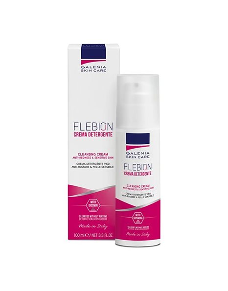 Galenia Flebion Crema Detergente Κρέμα Καθαρισμού Προσώπου Κατά Της Ερυθρότητας 100 ml