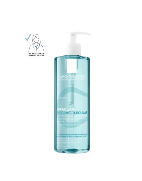 La Roche Posay Effaclar Supramolecular Gel Καθαρισμού Σμήγματος & Πόρων 400 ml
