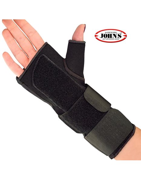 JOHN'S ΠΗΧΕΟΚΑΡΠΙΚΟΣ ΜΕ ΑΝΤΙΧΕΙΡΑ ΑΡΙΣΤΕΡΟΣ NEOPRENE 1ΤΕΜ ΜΑΥΡΟ MEDIUM 120117