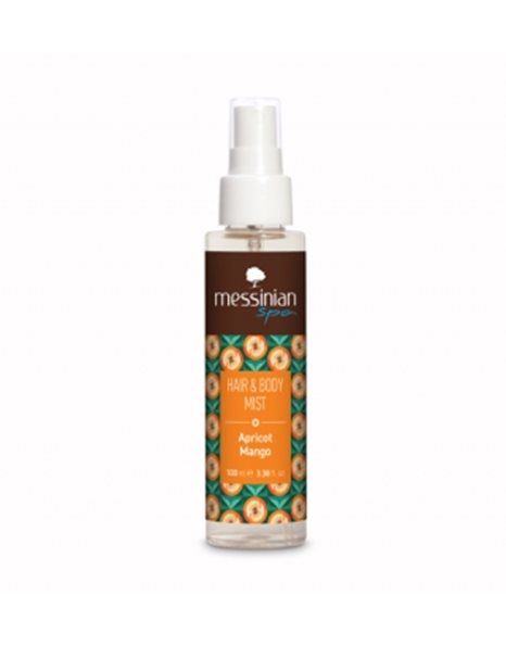 Messinian Spa Promo Apricot Mango Sugar Body Scrub Απολεπιστικό Σώματος 250ml&Hair & Body Mist 100ml