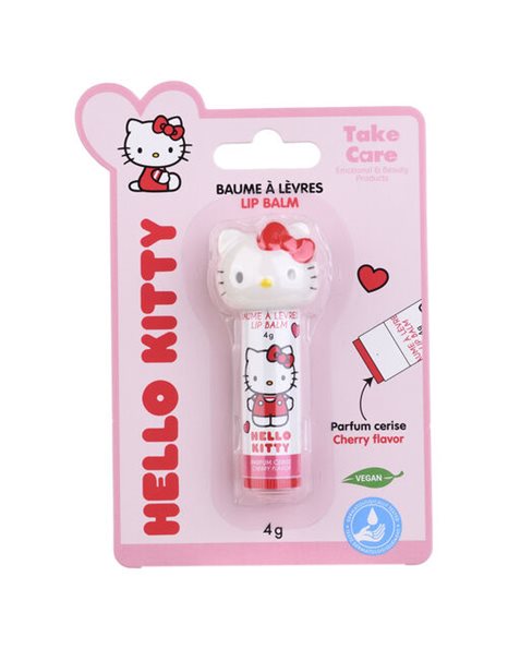  Take Care Lip Balm Hello Kitty 3D Κεράσι Vegan 1τεμάχιο