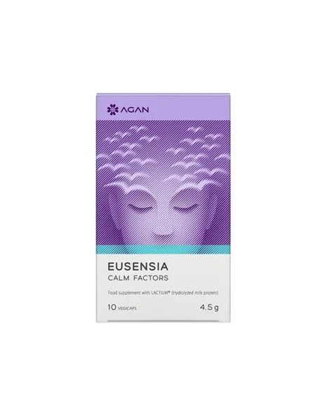 Agan Eusensia Calm Factors,Συμπλήρωμα Διατροφής για την Καλύτερη Διαχείριση  του Άγχους 10καψουλες